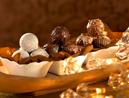 Feine Pralinés zur Weihnachtszeit Feine Pralinés zur Weihnachtszeit