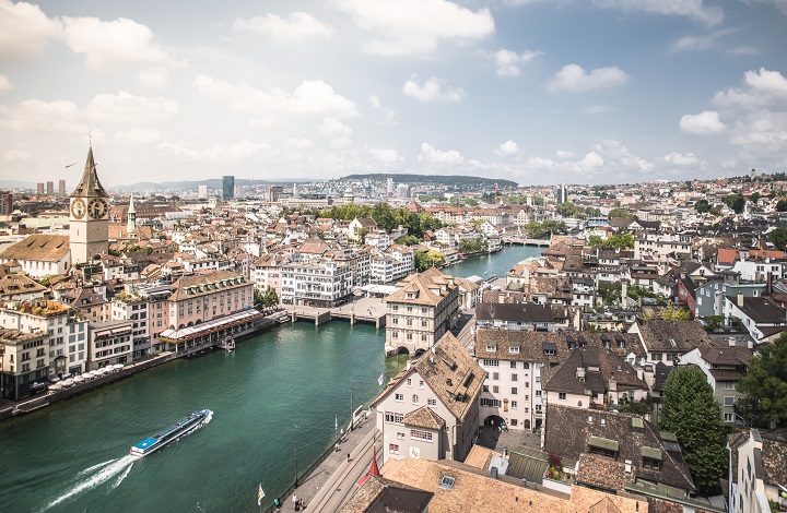 Sommer, General View, Altstadt Zürich Altstadt